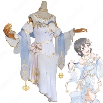 スクフェス 矢澤にこ（やざわにこ） ＜氷の幻想世界編 ゲレンデの妖精＞ コスプレ衣装 『ラブライブ！ スクールアイドルフェスティバル』 cosplay 仮装 変装(202×202)