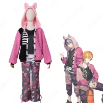 プロセカ 青柳冬弥（あおやぎとうや） 「Beat Eater」 コスプレ衣装 『プロジェクトセカイ カラフルステージ！ feat. 初音ミク』 Vivid BAD SQUAD 仲間への畏敬 特訓後 cosplay 仮装 変装(202×202)