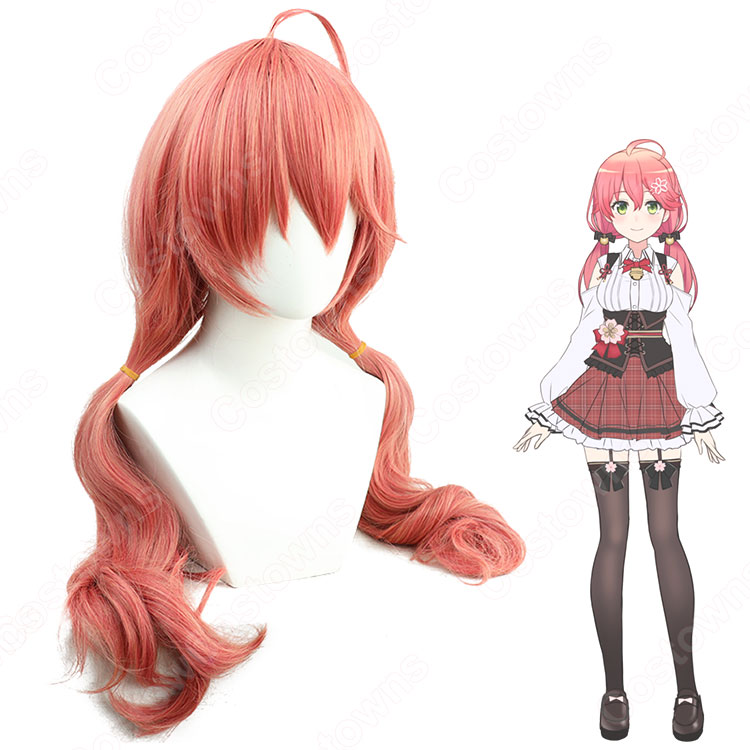 VTuber さくらみこ 私服 コスプレウィッグ 「hololive（ホロライブ