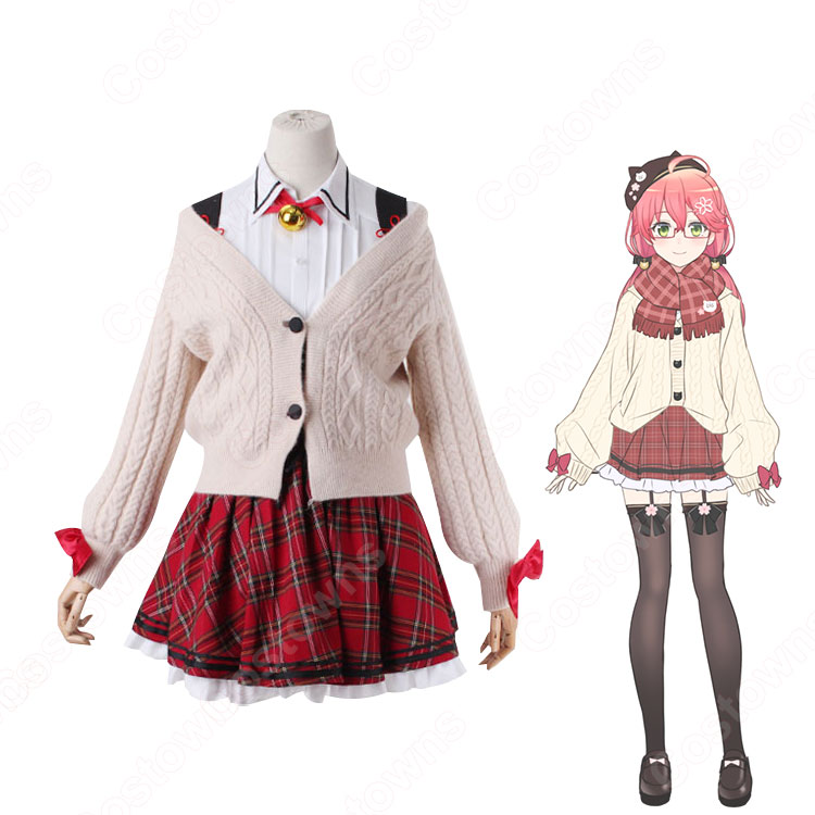VTuber さくらみこ 私服 コスプレ衣装 「hololive（ホロライブ）」 新