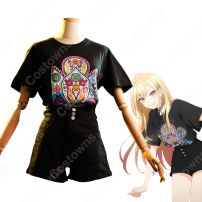 着せ恋 喜多川海夢（きたがわまりん）普段着 コスプレ衣装 『その着せ替え人形は恋をする』（そのビスク・ドールはこいをする） Tシャツ ショートパンツ cosplay 仮装 変装(その着せ替え人形は恋をする（着せ恋） コスプレ衣装)