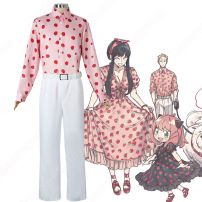 ロイド・フォージャー イチゴ柄 コスプレ衣装 『SPY×FAMILY』（スパイファミリー） 黄昏（たそがれ） cosplay 仮装 変装(SPY×FAMILY コスプレ衣装)