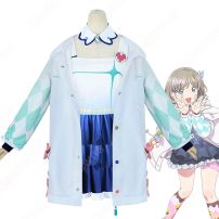 スクフェス 唐可可（タンクゥクゥ） 始まりは君の空衣装 コスプレ衣装 『ラブライブ！ スクールアイドルフェスティバル』 ＜アニメ放送記念 始まりは君の空＞ cosplay 仮装 変装(Love Live!（ラブライブ!） コスプレ衣装)