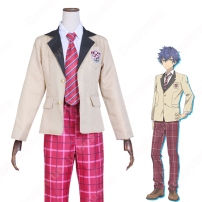 あんスタ 玲明学園 男子制服 女子制服 コスプレ衣装 『あんさんぶるスターズ！』 漣ジュン（さざなみじゅん） 巴日和（ともえひより） 制服 cosplay 仮装 変装(202×202)