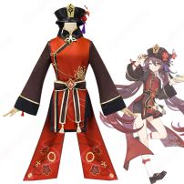 フータオ(胡桃) コスプレ衣装 『原神×SWEETS PARADISE -岩華聚餐-』 コラボカフェ cosplay 仮装 変装(原神 コスプレ衣装)