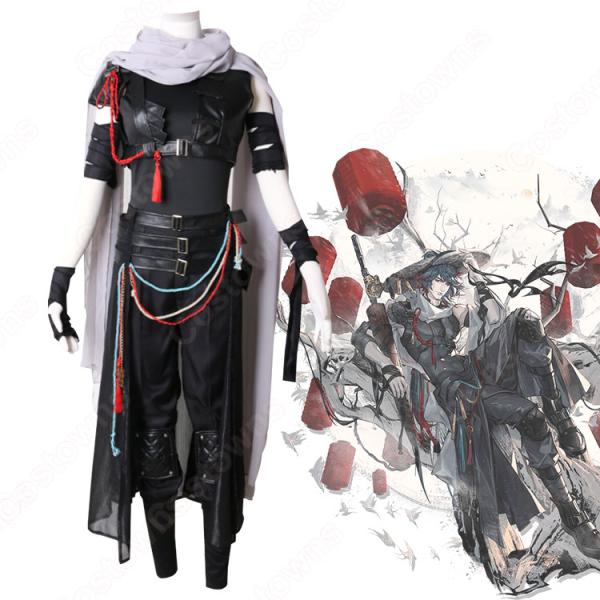 ウユウ 冷山月 新コーデ コスプレ衣装 『アークナイツ』 炎国 cosplay 仮装 変装元の画像