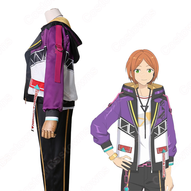 コスプレ衣装 yuu あんスタ Crazy:B × 2wink「LEMON SQUASH CHEERS!」 MV衣装 コスプレ