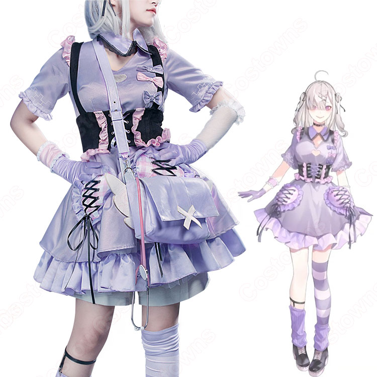 Vtuber 健屋花那（すこやかな） 洋裝 新衣装 コスプレ衣装 『にじさんじ』 バーチャルYouTuber cosplay 仮装 変装 Costowns