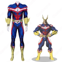 ヒロアカ オールマイト 八木俊典（やぎとしのり） コスプレ衣装 『僕のヒーローアカデミア』（ぼくのヒーローアカデミア） 全身タイツ 戦争コスチューム ヒーロースーツ(202×202)