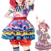 黒澤ルビィ（くろさわるびぃ） 降幡愛 コットンキャンディえいえいおー！ コスプレ衣装 『ラブライブ！サンシャイン!!』 MVダンス服 cosplay 仮装 変装(こちらもおすすめ)