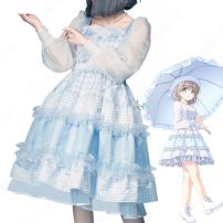 唐可可（たんくぅくぅ） 水色のSunday コスプレ衣装 『ラブライブ!スーパースター!!』 cosplay 仮装 変装(Love Live!（ラブライブ!） コスプレ衣装)