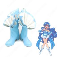 宝生波音（ほうしょうはのん） コスプレ靴 『マーメイドメロディーぴちぴちピッチ』 コスプレ シューズ コスプレ用 道具(コスプレ ブーツ（靴）)