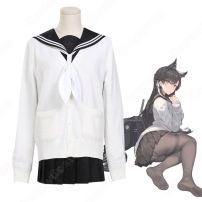 アズレン 愛宕（アタゴ） 学園トロイメライ コスプレ衣装 セーラー服 制服 『アズールレーン』 cosplay 仮装 変装(202×202)