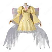 木之本桜（きのもとさくら） コスプレ衣装 『カードキャプターさくら』 クリアカード編 第7話 さくらとお庭でおにごっこ cosplay 仮装 変装(カードキャプターさくら コスプレ衣装)