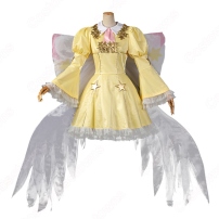 木之本桜（きのもとさくら） コスプレ衣装 『カードキャプターさくら』 クリアカード編 第7話 さくらとお庭でおにごっこ cosplay 仮装 変装(202×202)