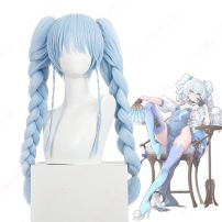 ドルフロ PA-15 春節スキン コスプレウィッグ 『ドールズフロントライン』 藍橋の春雪 蠱惑な千鳥草 耐熱かつら cosplay wig 通販(コスプレウィッグ)