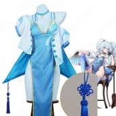 ドルフロ PA-15 春節衣装 藍橋の春雪 蠱惑な千鳥草 コスプレ衣装 『ドールズフロントライン』 cosplay 仮装 変装(ゲーム• アニメコスプレ衣装でおすすめの商品)