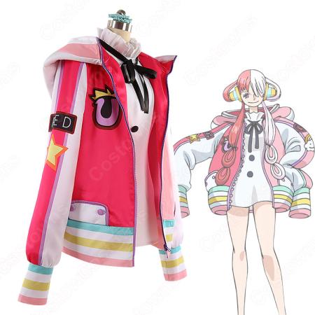 ワンピース 謎の少女 ウタ コスプレ衣装 コート 『ONE PIECE FILM RED』（ワンピース フィルム レッド） シャンクスの娘  cosplay 仮装 変装 - Costowns