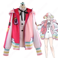 ワンピース 謎の少女 ウタ コスプレ衣装 コート 『ONE PIECE FILM RED』（ワンピース フィルム レッド） シャンクスの娘 cosplay 仮装 変装(202×202)