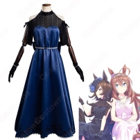 ウマ娘 ライスシャワー ドレス コスプレ衣装 『ウマ娘 プリティーダービー』（ウマむすめ プリティーダービー） なかよし☆こよしちゃん～探求編～ 祝福はフーガ cosplay 仮装 変装(202×202)