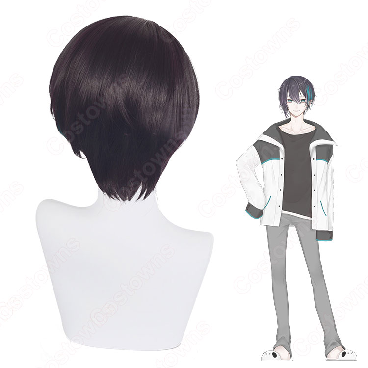 VTuber 黛灰 (まゆずみかい) コスプレウィッグ 『にじさんじ