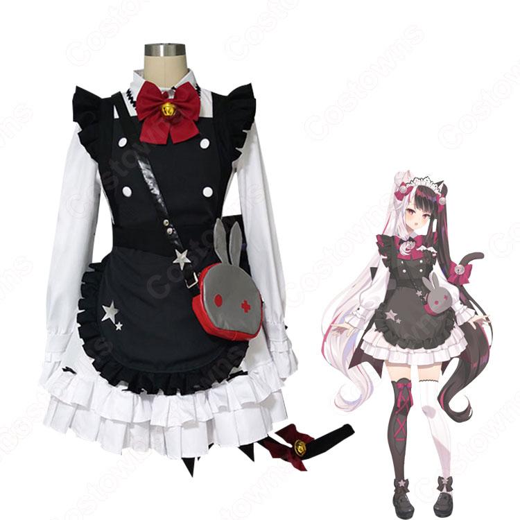 VTuber 夜見れな (よるみれな) メイド服 コスプレ衣装 『にじさんじ』 バーチャルYouTuber バーチャルライバー cosplay 仮装  変装 - Costowns