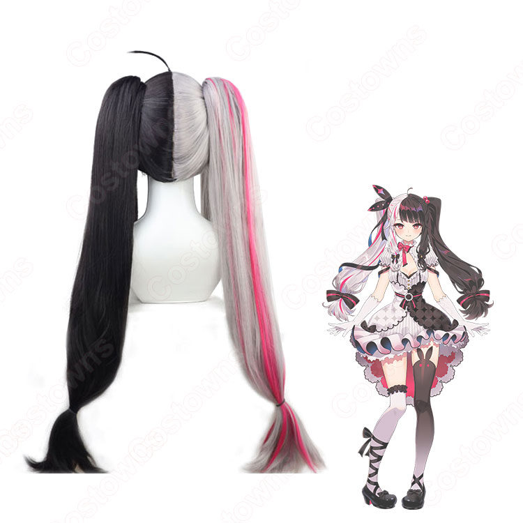 にじさんじ　夜見れな　コスプレフルセット　ウィッグ付き VTuber 夜見れな (よるみれな) コスプレウィッグ 『にじさんじ