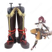 鹿野院平蔵（しかのいんへいぞう） コスプレ靴 『原神』（げんしん） 新キャラクター 天領奉行の探偵 コスプレブーツ コスプレ 道具(コスプレブーツ、ウィッグ、道具でおすすめの商品)