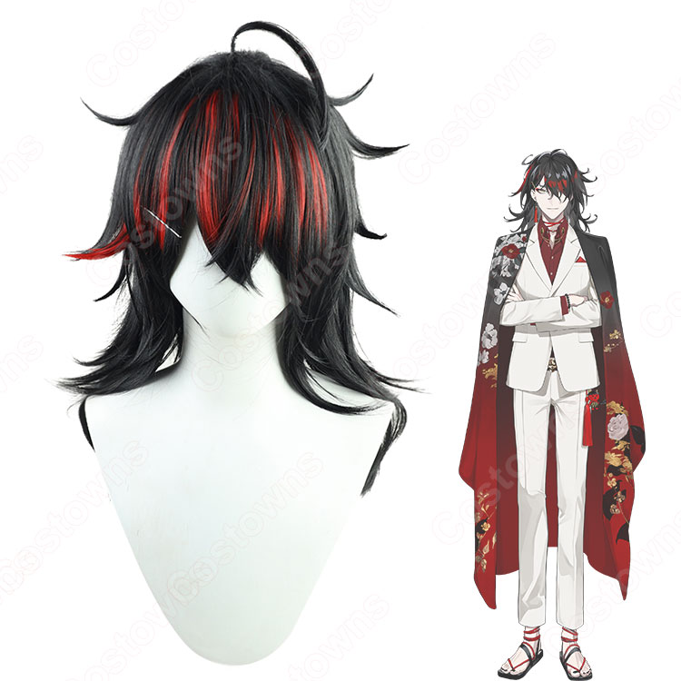 にじさんじ ヴォックスアクマ コスプレ衣装ウィッグ VTuber Vox Akuma (ヴォックス・アクマ) コスプレウィッグ 『にじさん