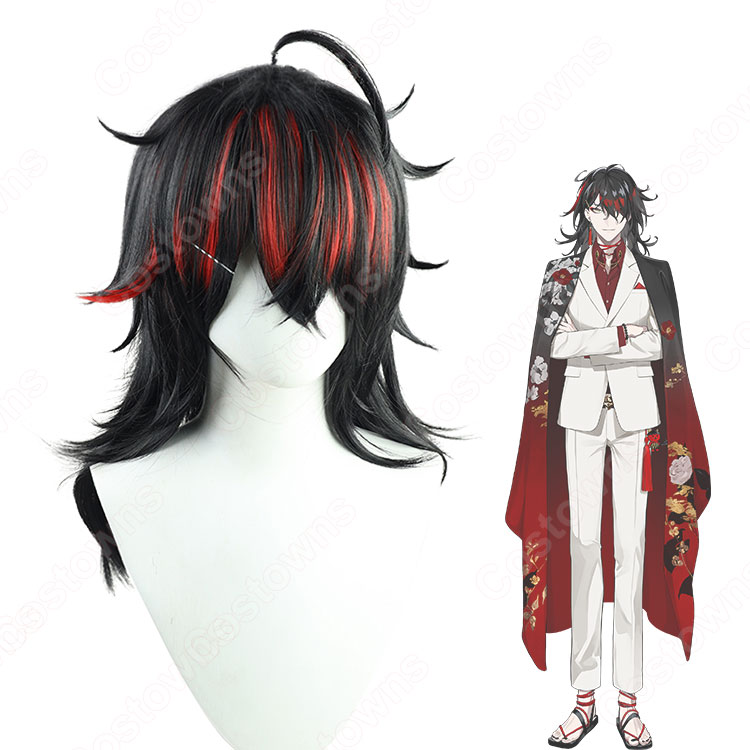にじさんじ EN ヴォックス・アクマ コスプレ 衣装 ウィッグ VTuber Vox Akuma (ヴォックス・アクマ) コスプレウィッグ 『にじさん