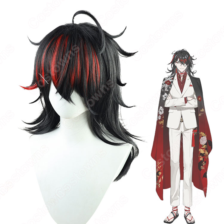 ヴォックスアクマ にじさんじ コスプレ ウィッグ VTuber VoxAkuma VTuber Vox Akuma (ヴォックス・アクマ) コスプレウィッグ 『にじさん