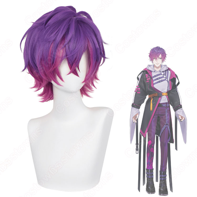 VTuber Uki Violeta (浮奇・ヴィオレタ) コスプレウィッグ 『にじさん