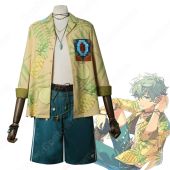 あんスタ！ 瀬名泉（せないずみ） 潮騒マリーナ衣装 コスプレ衣装 『あんさんぶるスターズ！！』 スカウト！潮騒マリーナ 潮騒の波打つ心 才能開花後 衣装 cosplay 仮装 変装(ゲーム• アニメコスプレ衣装でおすすめの商品)