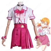 スクフェス 澁谷かのん（しぶやかのん） コスプレ衣装 『ラブライブ！ スクールアイドルフェスティバル』 チェリーブロッサム編 桜と今の気持ち 覚醒前 cosplay 仮装 変装(ゲーム• アニメコスプレ衣装でおすすめの商品)