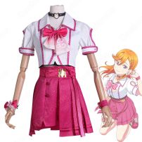 スクフェス 澁谷かのん（しぶやかのん） コスプレ衣装 『ラブライブ！ スクールアイドルフェスティバル』 チェリーブロッサム編 桜と今の気持ち 覚醒前 cosplay 仮装 変装(Love Live!（ラブライブ!） コスプレ衣装)