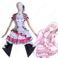 プロセカ アイドルとしての心得 巡音ルカ コスプレ衣装 『プロジェクトセカイ カラフルステージ！ feat. 初音ミク』 cosplay 仮装 変装(プロジェクトセカイ カラフルステージ！ feat. 初音ミク コスプレ衣装)