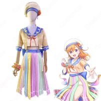スクフェス 澁谷かのん コスプレ衣装 『ラブライブ！ スクールアイドルフェスティバル』 ＜ずっとあなたと スクフェス9周年記念フェスティバル衣装＞ cosplay 仮装 変装(Love Live!（ラブライブ!） コスプレ衣装)