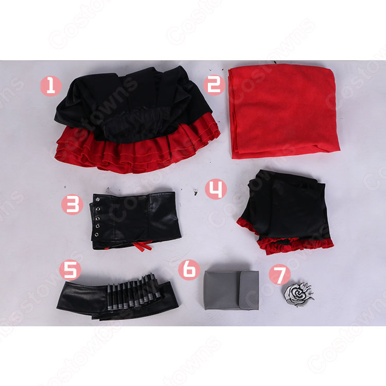 RWBY 氷雪帝国 ルビー・ローズ コスプレ衣装 - Costowns