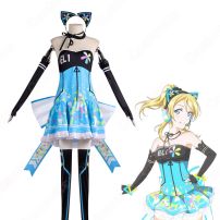 スクフェス 絢瀬絵里 コスプレ衣装 『ラブライブ！ スクールアイドルフェスティバル』 サイバー編 純粋な気持ちで 覚醒後 cosplay 仮装 変装(Love Live!（ラブライブ!） コスプレ衣装)