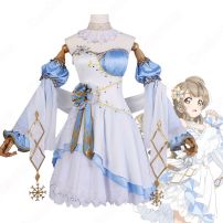 スクフェス 南ことり コスプレ衣装 『ラブライブ！ スクールアイドルフェスティバル』 氷の幻想世界編 揺れるスカーフ 覚醒後 cosplay 仮装 変装(Love Live!（ラブライブ!） コスプレ衣装)