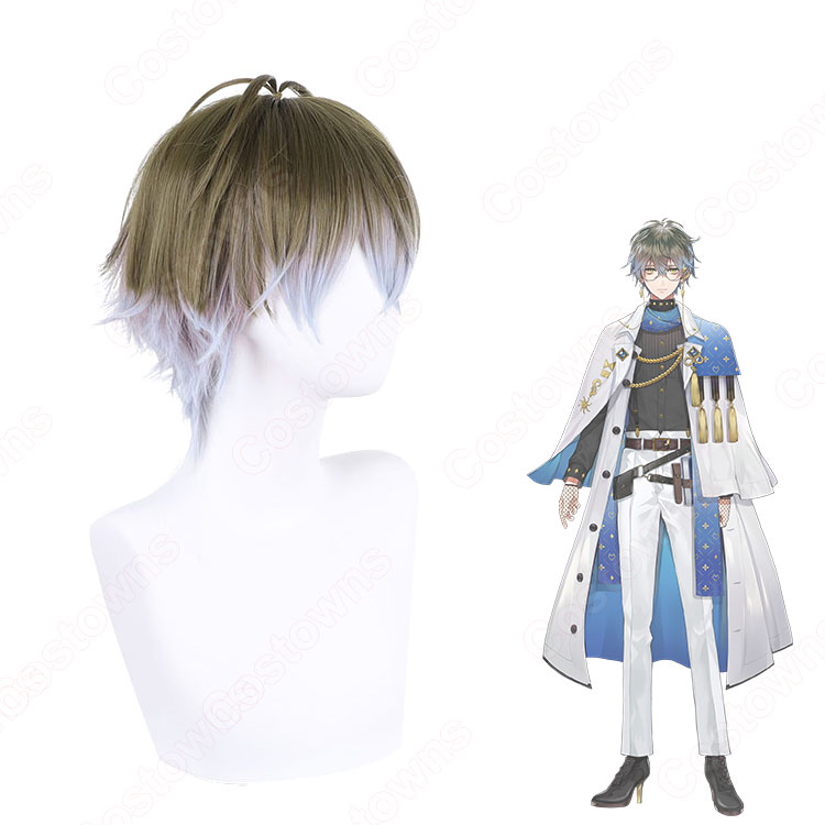 コスプレ　にじさんじ　アイク・イーヴランド　ウィッグ付き VTuber Luxiem Ike Eveland (アイク・イーヴランド) コスプレウィッグ