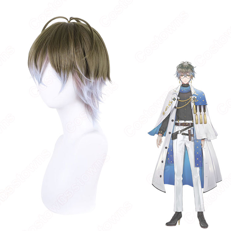 にじさんじEN アイク・イーヴランド コスプレ衣装 ウィッグ セット VTuber Luxiem Ike Eveland (アイク・イーヴランド) コスプレウィッグ