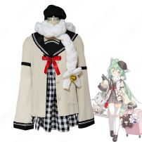 アズレン 明石（アカシ） 島へようこそ！ コスプレ衣装 『アズールレーン』 工作艦 cosplay 仮装 変装(アズールレーン コスプレ衣装)