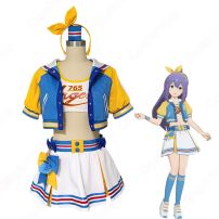 ミリオン 望月杏奈 コスプレ衣装 『アイドルマスター ミリオンライブ！』 貴方のハートを元気に！ cosplay 仮装 変装(アイドルマスター コスプレ衣装)