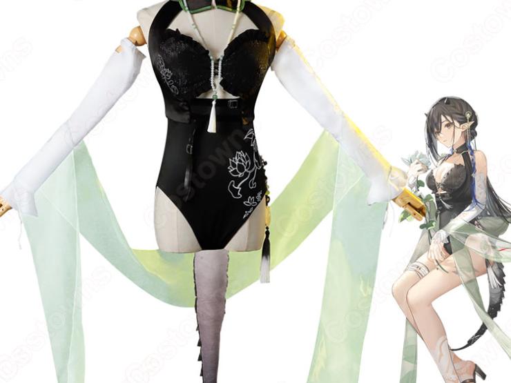 ブラックナイト 夏の花弁 FA641 コスプレ衣装 『アークナイツ』 cosplay 仮装 変装 - Costowns