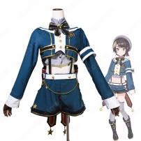 VTuber 大空スバル 新衣装 コスプレ衣装 「hololive（ホロライブ）」 バーチャルYouTuber cosplay 制服風 アイドル衣装 仮装 変装(202×202)