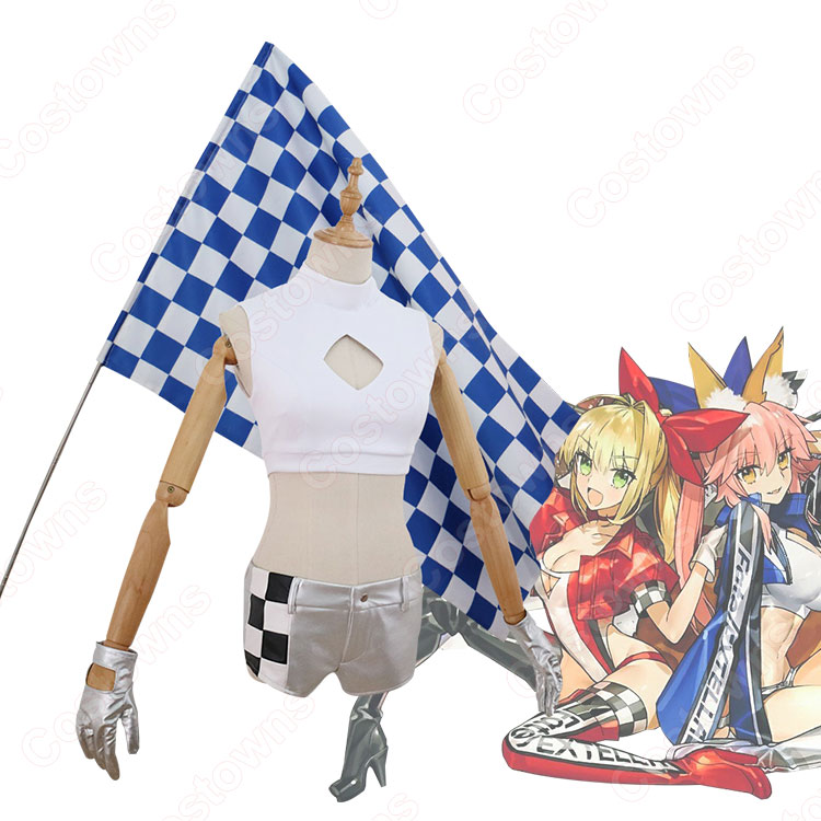 FATEシリーズ 玉藻の前 レースクイーン姿 コスプレ衣装 TYPE-MOON