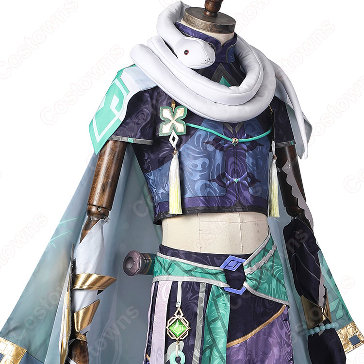 白朮 コスプレ衣装 『原神』 璃月港 不卜廬 薬局 店主 cosplay 仮装