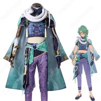 白朮 コスプレ衣装 『原神』 璃月港 不卜廬 薬局 店主 cosplay 仮装 変装(原神 コスプレ衣装)