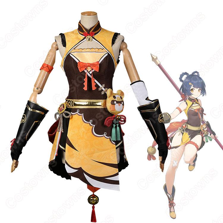 原神 香菱 コスプレ衣装 万民堂の新人シェフ cosplay 仮装 変装 - Costowns